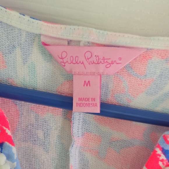 Lilly Pulitzer Pink and Blue Sleeveless Dress - Picture 2 of 6